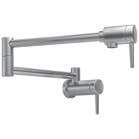Delta Contemporary Wall Mount Pot Filler Arctic Stainless 1165LF-AR